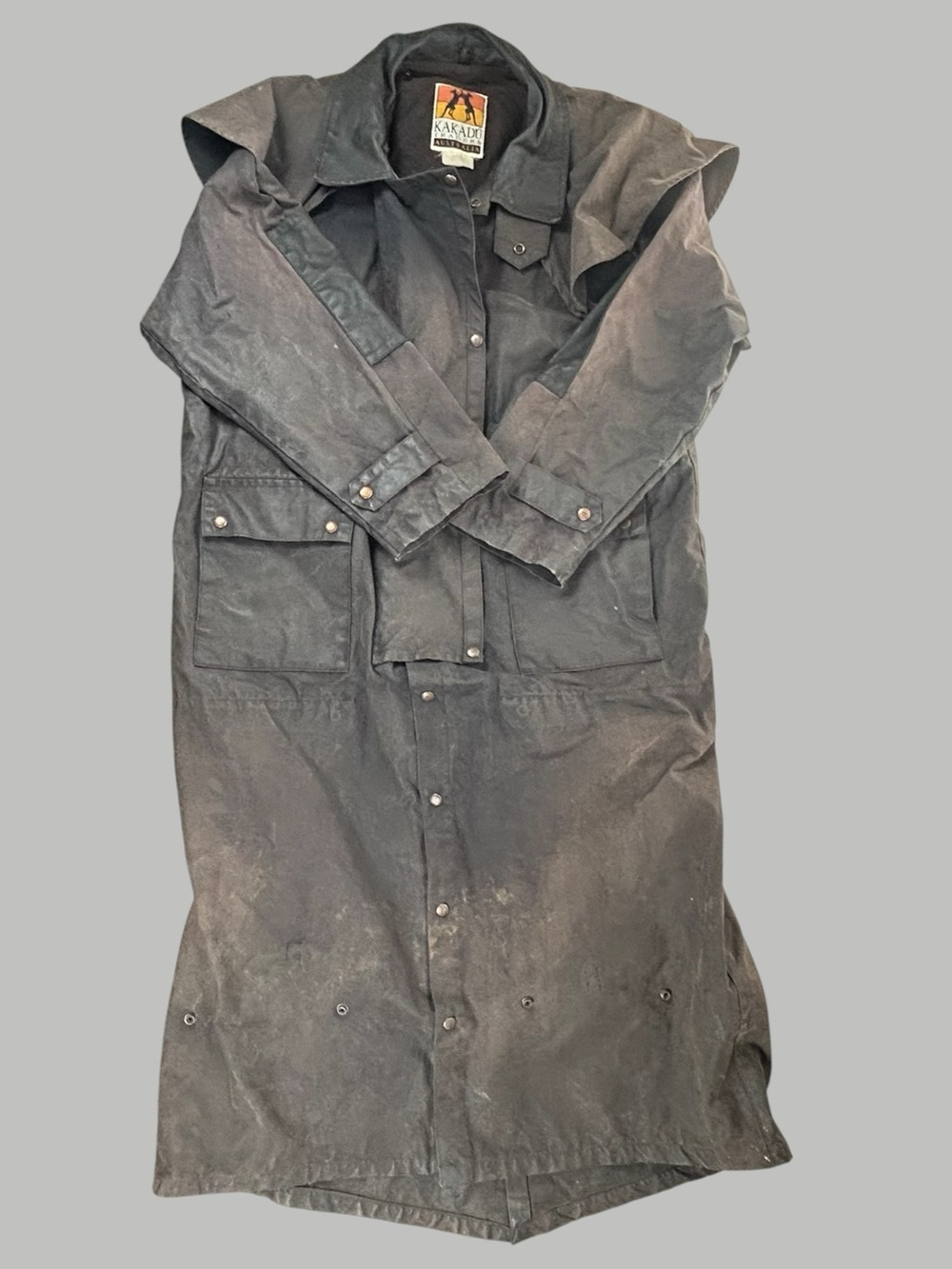 Kakadu Traders Brown Duster Jacket - Men’s L/XL - Worn